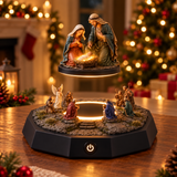 Presepio Flutuante Iluminado – Uma Presença de Fé para o Seu Lar