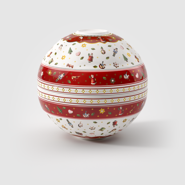 BOLA VITARA - Jogo de Pratos em Porcelana 7 Peças (Edição Natal Limitada)