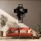 Quadro Jesus Cristo na Cruz em Metal | Arte Sacra para Parede