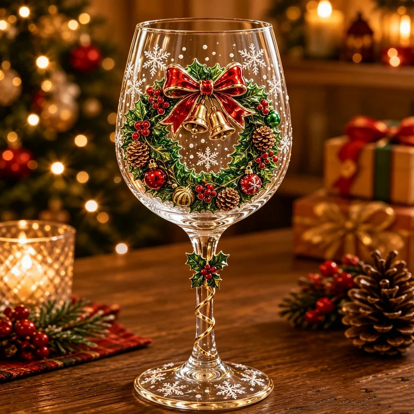 Conjunto de 6 Taças de Natal 3D – Edição Especial