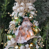 Mini Árvore com Sagrada Família Luz  - 70cm e 110cm