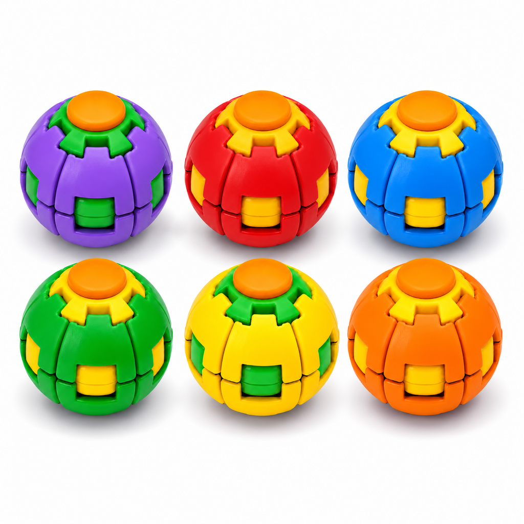 Bola Fidget 360° – Monte, Pressione e Gire
