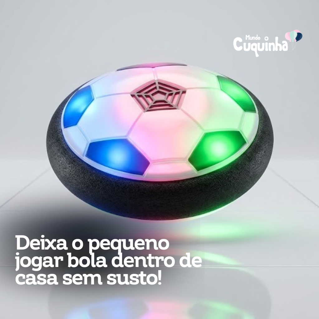 ⚽ Bola de Futebol Flutuante LED — Diversão em Dobro com 2 Bolas!