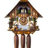 Relógio cuco Chalé Tradicional da Floresta Negra Model: 8TMT 6407-10 (32cm)