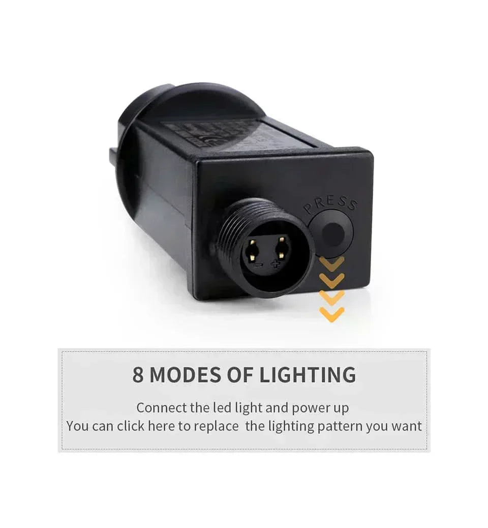 Luzes de Natal LED Impermeáveis - Encanto e Magia