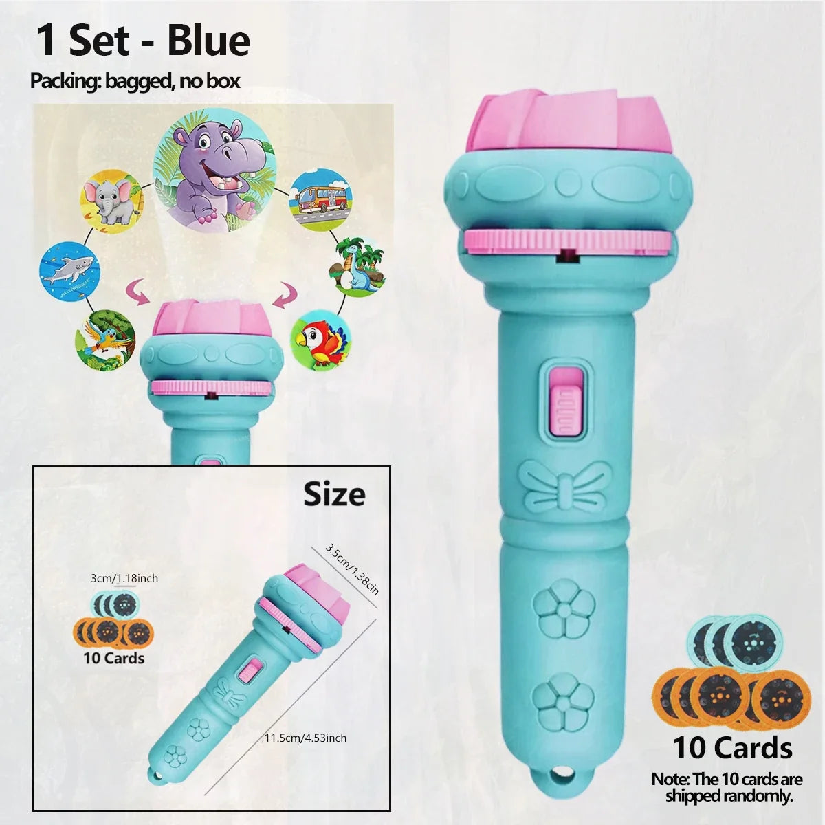 Projetor Infantil com Discos de Imagens