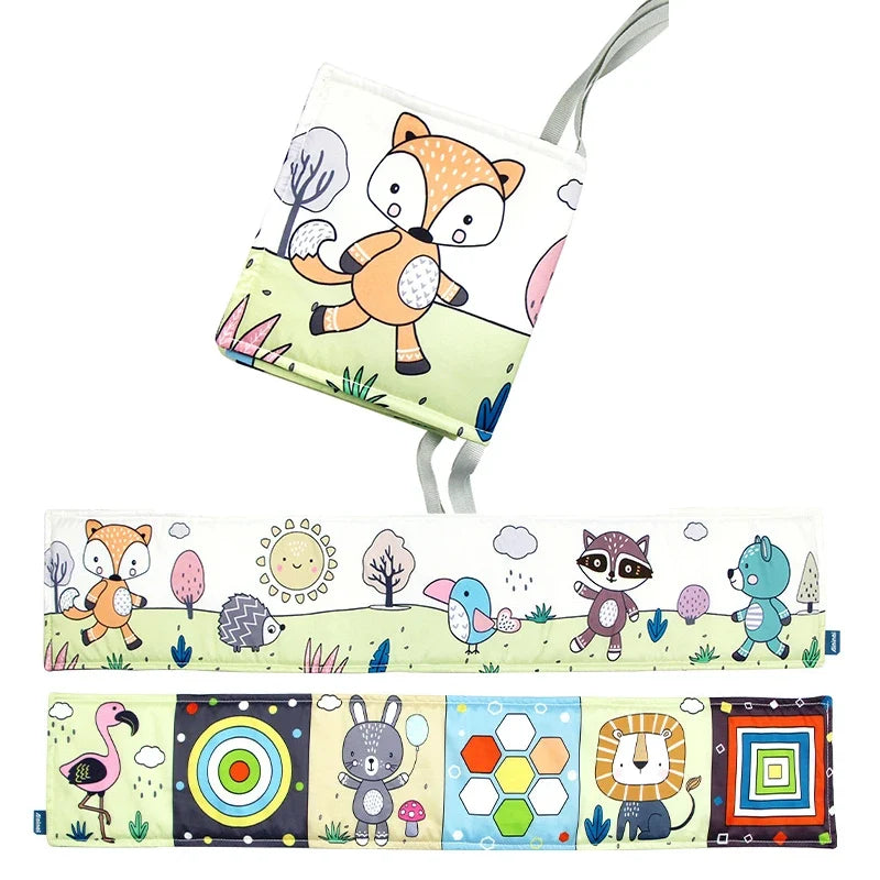 Livro de Pano Sensorial para Bebês