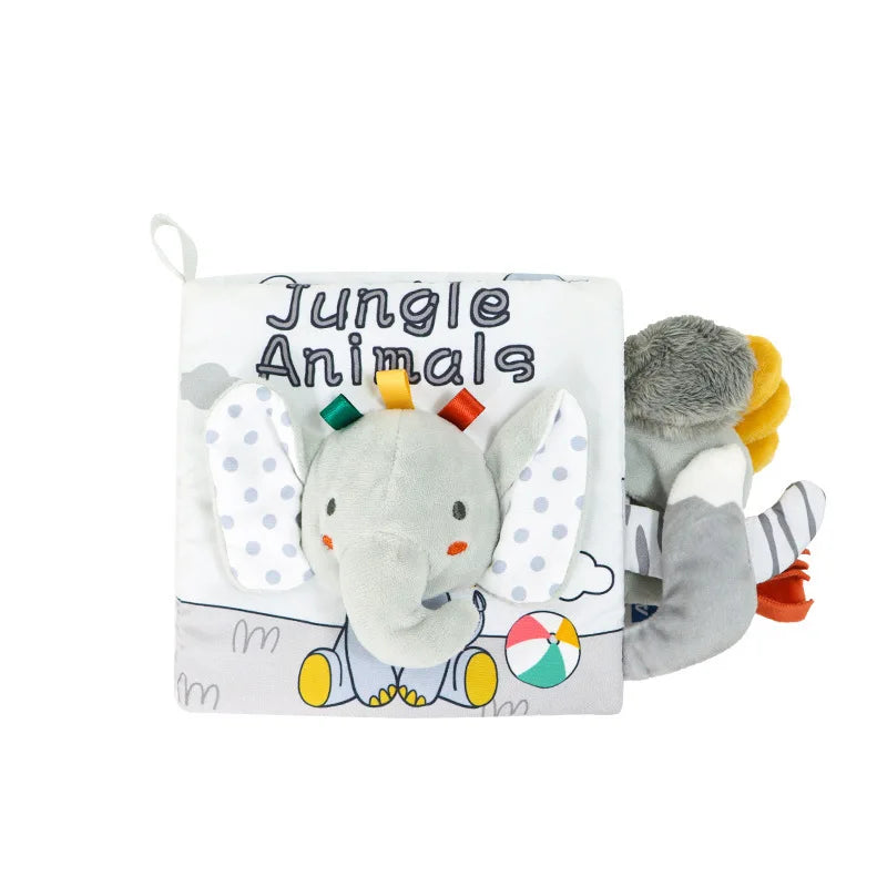 Livro de Pano Sensorial para Bebês