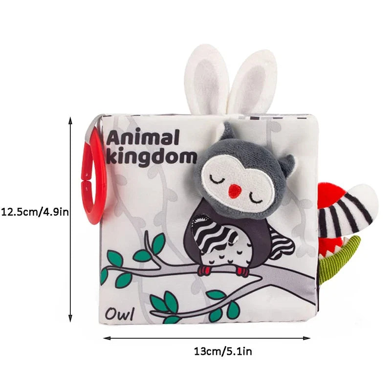 Livro de Pano Sensorial para Bebês