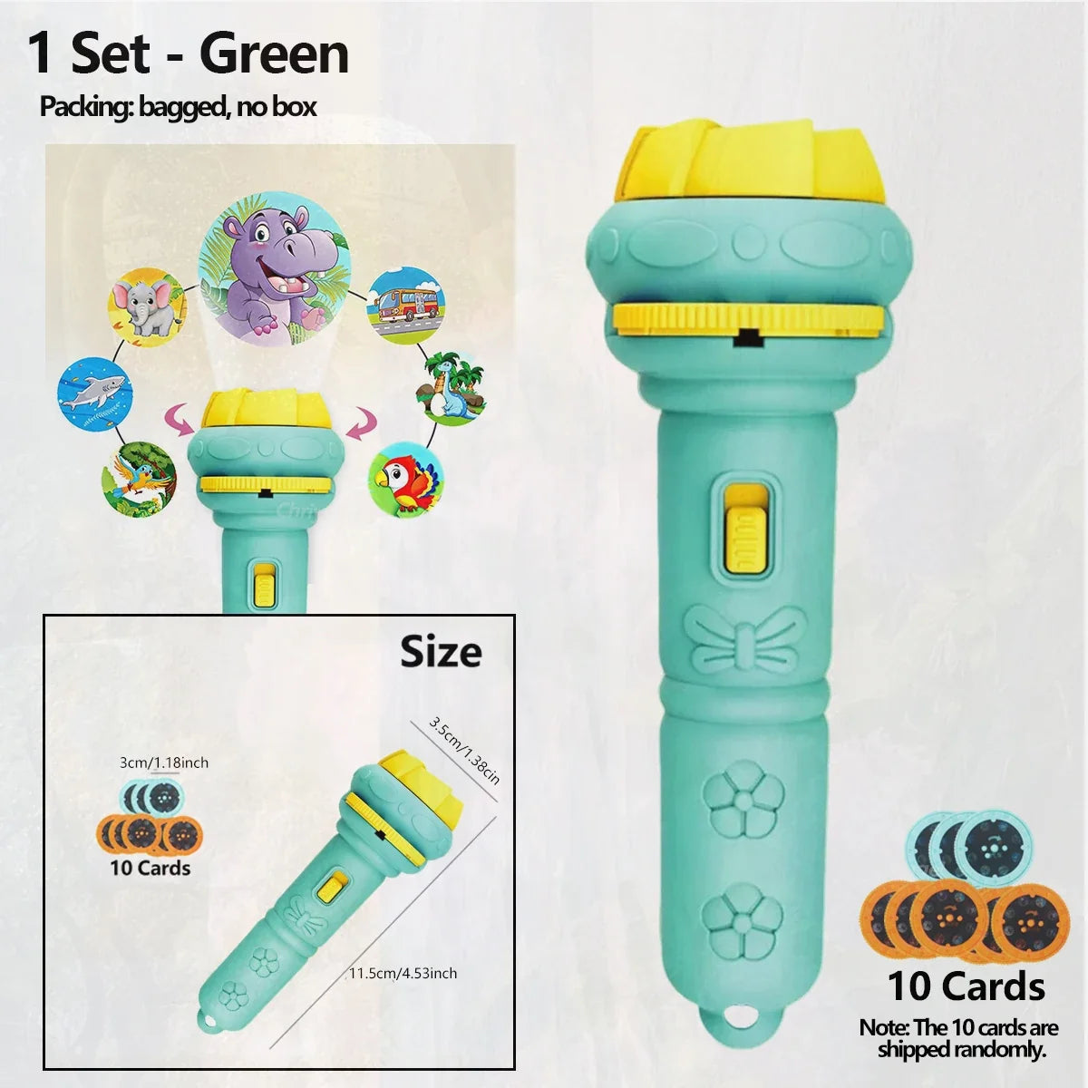 Projetor Infantil com Discos de Imagens