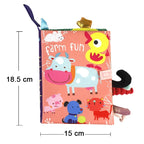 Livro de Pano Sensorial para Bebês