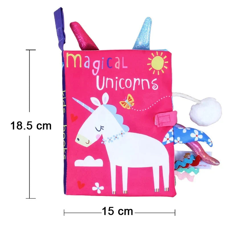 Livro de Pano Sensorial para Bebês