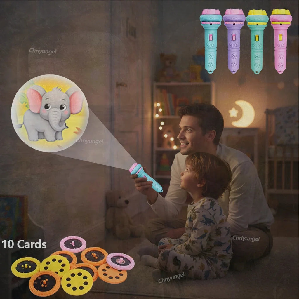 Projetor Infantil com Discos de Imagens