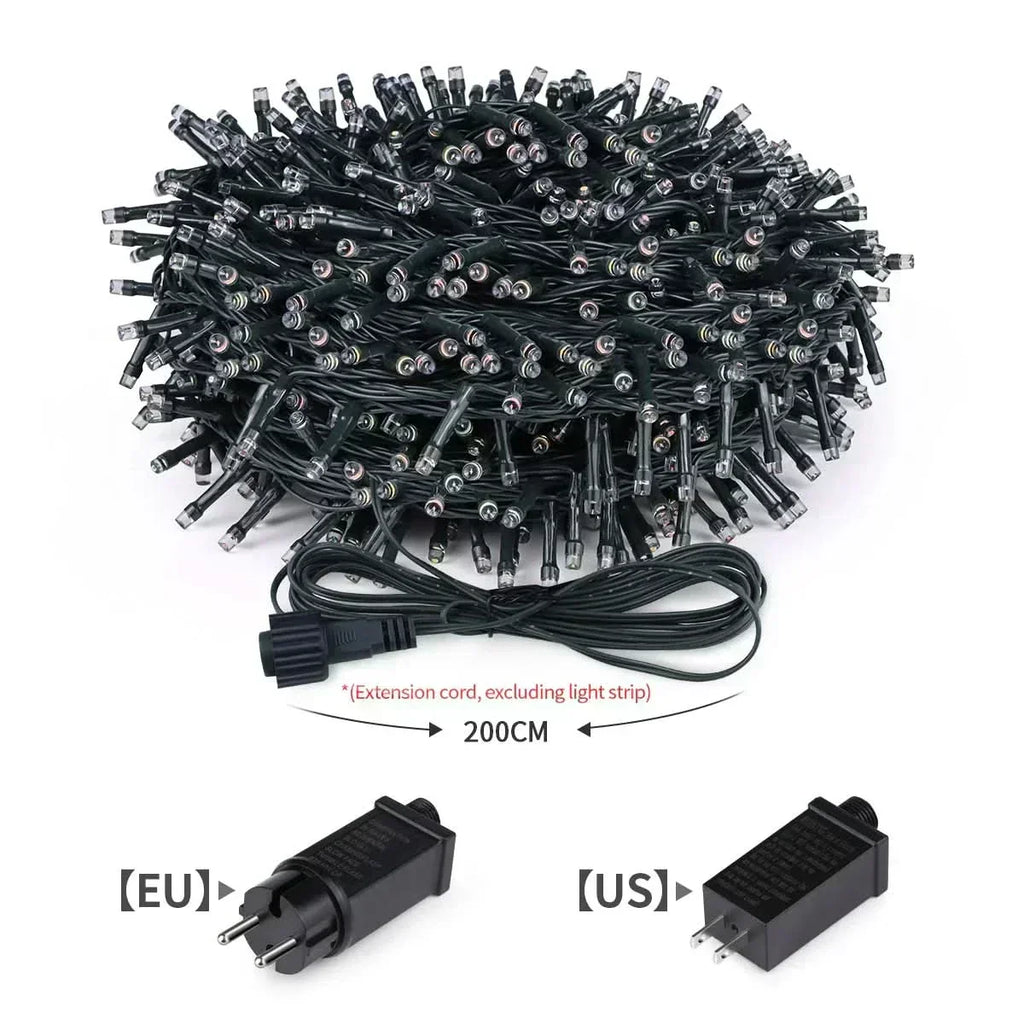 Luzes de Natal LED Impermeáveis - Encanto e Magia