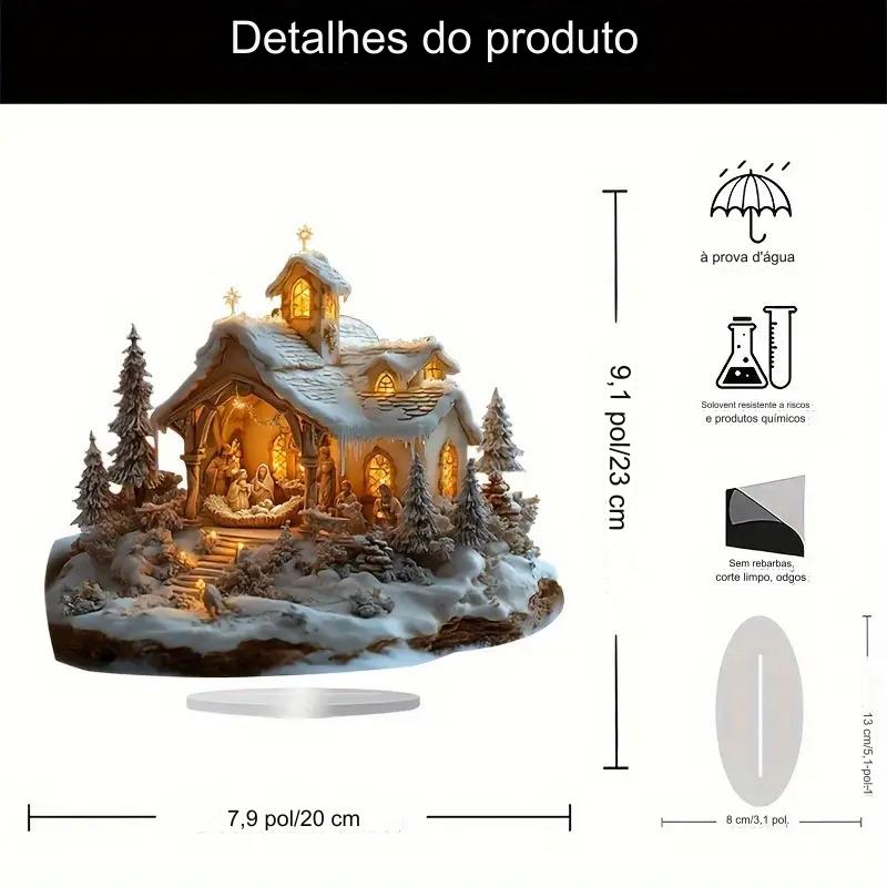 Presépio de Resina Reino do Bebê Jesus