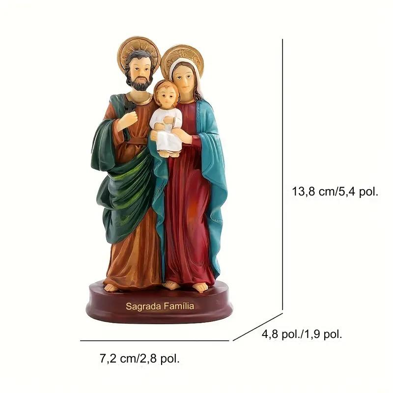 Presépio de Resina Sagrada Familia