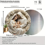 Presépio de Resina Placa redonda Doce Jesus