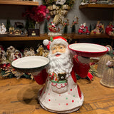 Papai Noel resina suporte para bolo e doces 54,5cm