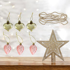 Kit 38 Peças Conjunto de Enfeites Decorativo