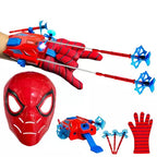 Kit Homem-Aranha Infantil com Máscara e Luva Lançadora – Diversão de Super-Herói