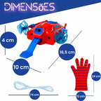 Kit Homem-Aranha Infantil com Máscara e Luva Lançadora – Diversão de Super-Herói