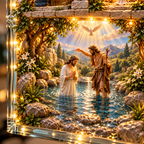 Quadro Iluminado História Sagrada