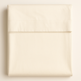 Lençol de Cobrir King Creme Algodão - 270x280cm Premium