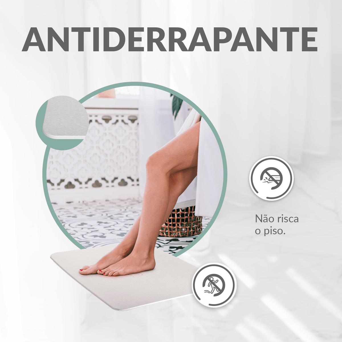 Tapete para banheiro Dritomita | Dedock